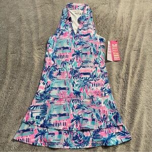 Lilly Pulitzer X Meryl Luxletic Dania Ravello Blue Dress NWT